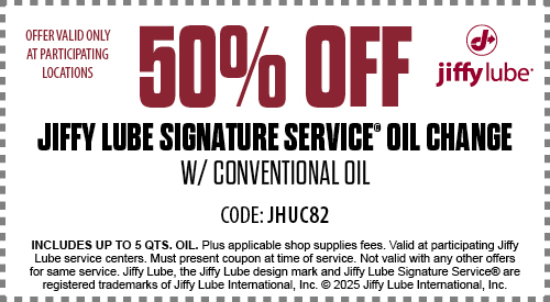 Jiffy Lube Oil Change Coupon